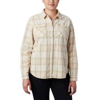 Columbia Ženske Košulje - Times Two Corduroy Long Sleeve Plus Size Krem | NLYW-48976